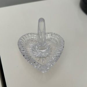 Waterford Giftology Crystal Heart Ring Holder